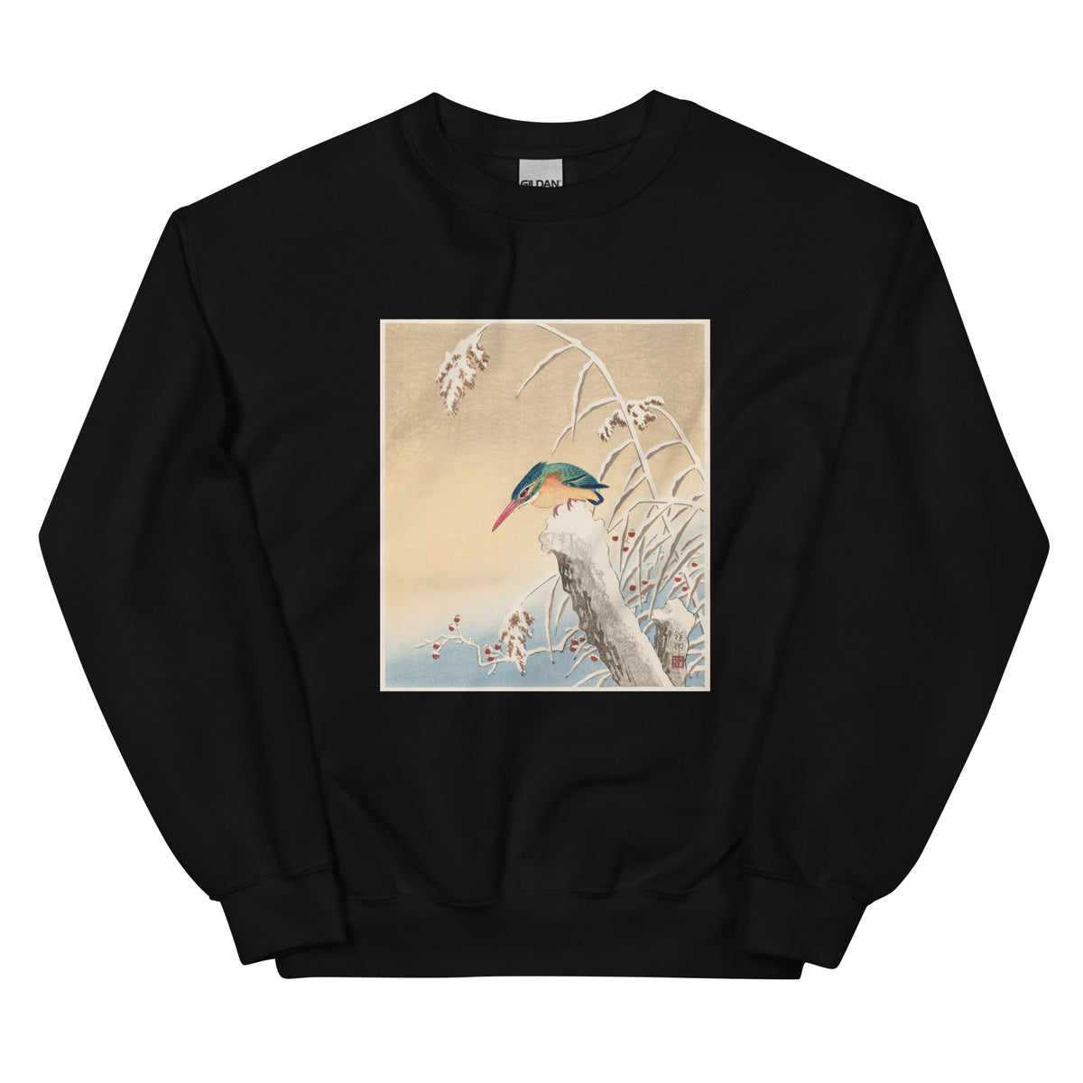 Black Sweater Kingfisher In The Snow - Ohara Koson 1925 Essential