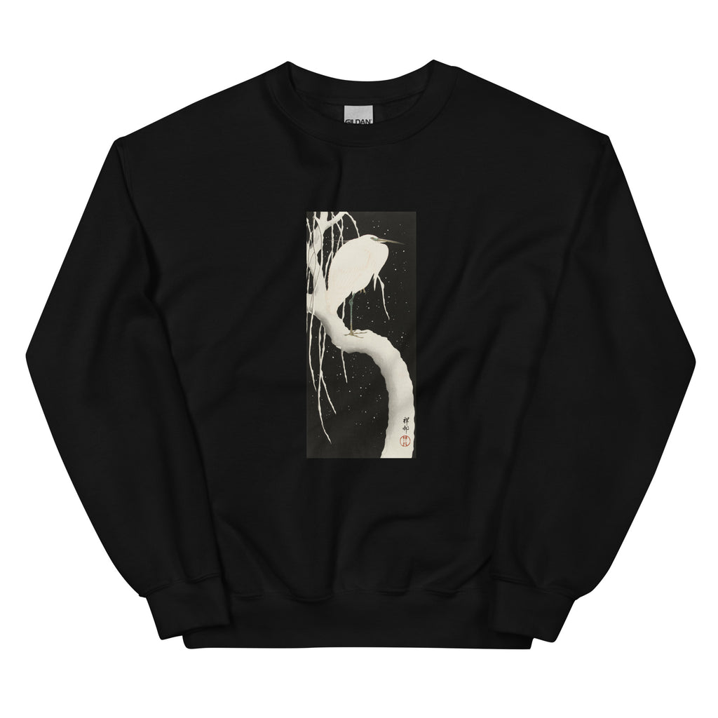 Black Sweater Heron In Snow Essential
