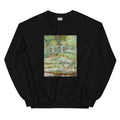 Black Sweater Bridge Over A Pond Of Water Lilies Essential