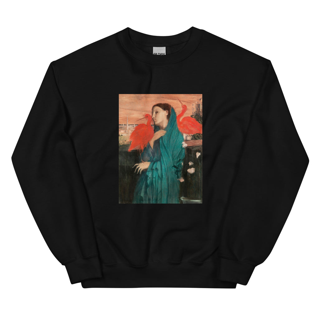 Black Sweater Young Woman With Ibis Painting In High Resolution Essential