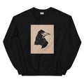 Black Sweater Raven Head Print In High Resolution Essential