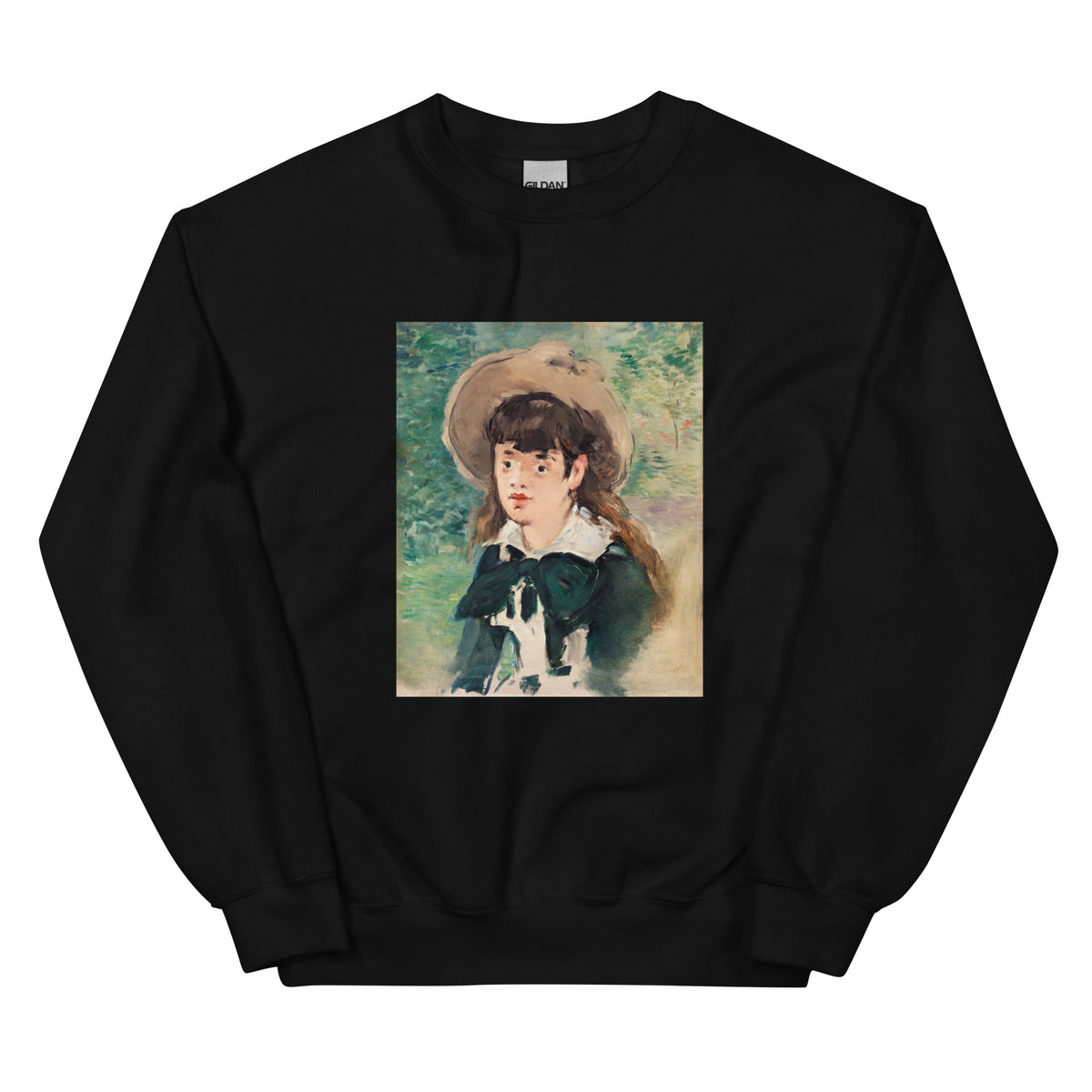 Black Sweater Young Girl On A Bench Fillette Sur Un Banc Painting In High Resolution Essential