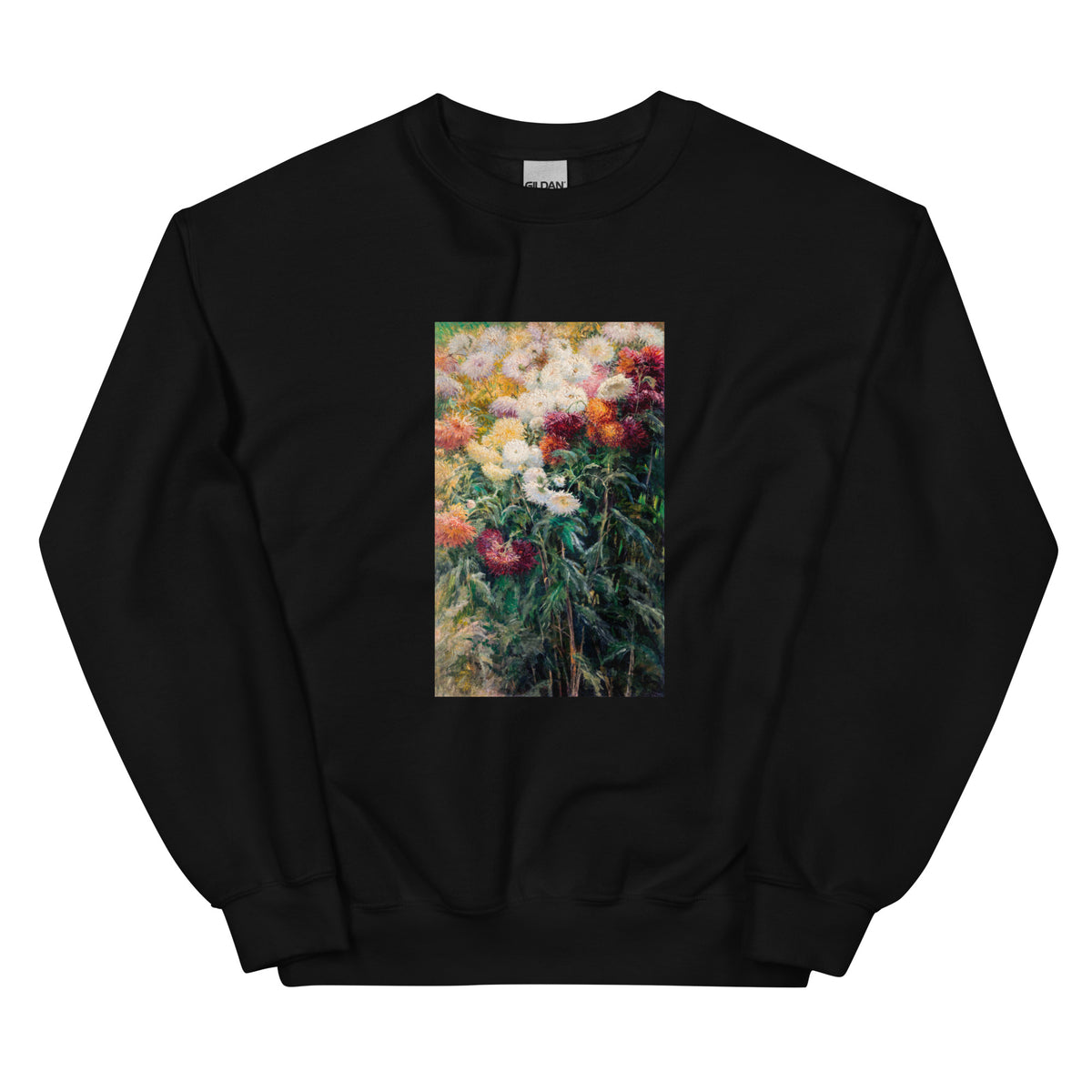 Black Sweater Chrysanthemums In The Garden At Petit Gennevilliers Painting In High Resolution Essential
