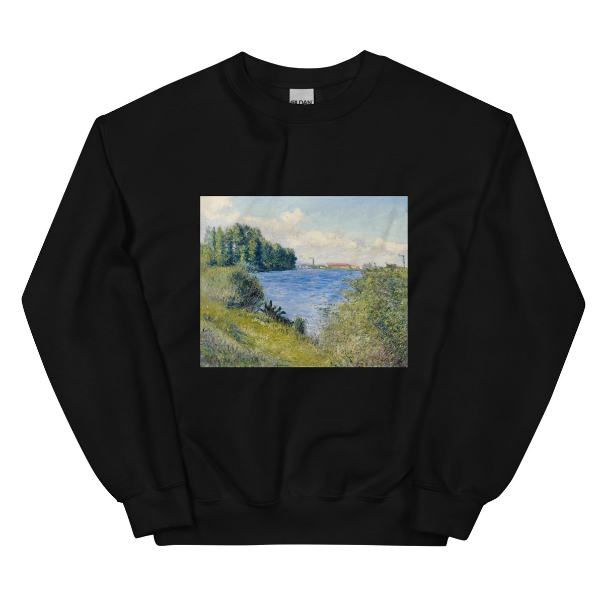 Black Sweater The Seine At Argenteuil Painting In High Resolution Essential