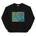 Black Sweater Vincent Van Gogh S Irises Famous Painting Essential