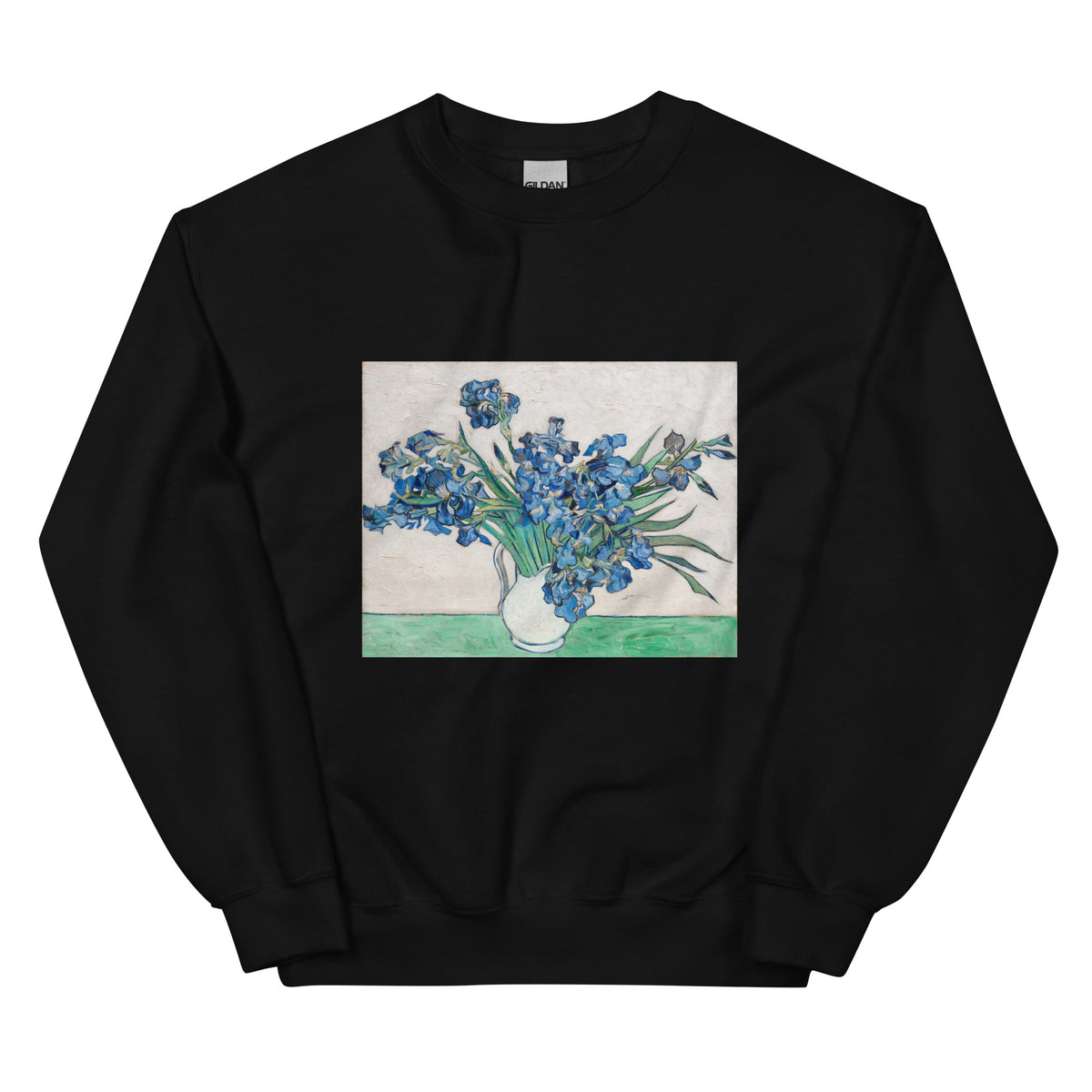 Black Sweater Vincent Van Gogh S Irises Essential