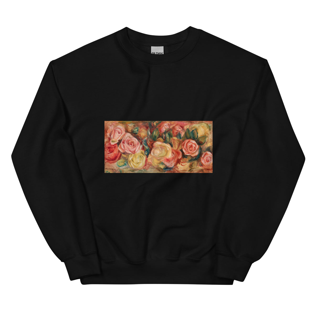 Black Sweater Roses Renoir Essential