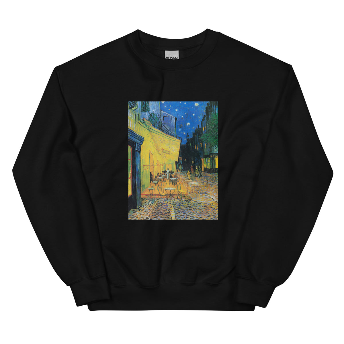 Black Sweater Vincent Van Gogh S Cafe Terrace At Night Famous Painting Essential