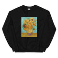 Black Sweater Vincent Van Gogh S Vase With Twelve Sunflowers Famous Painting Essential