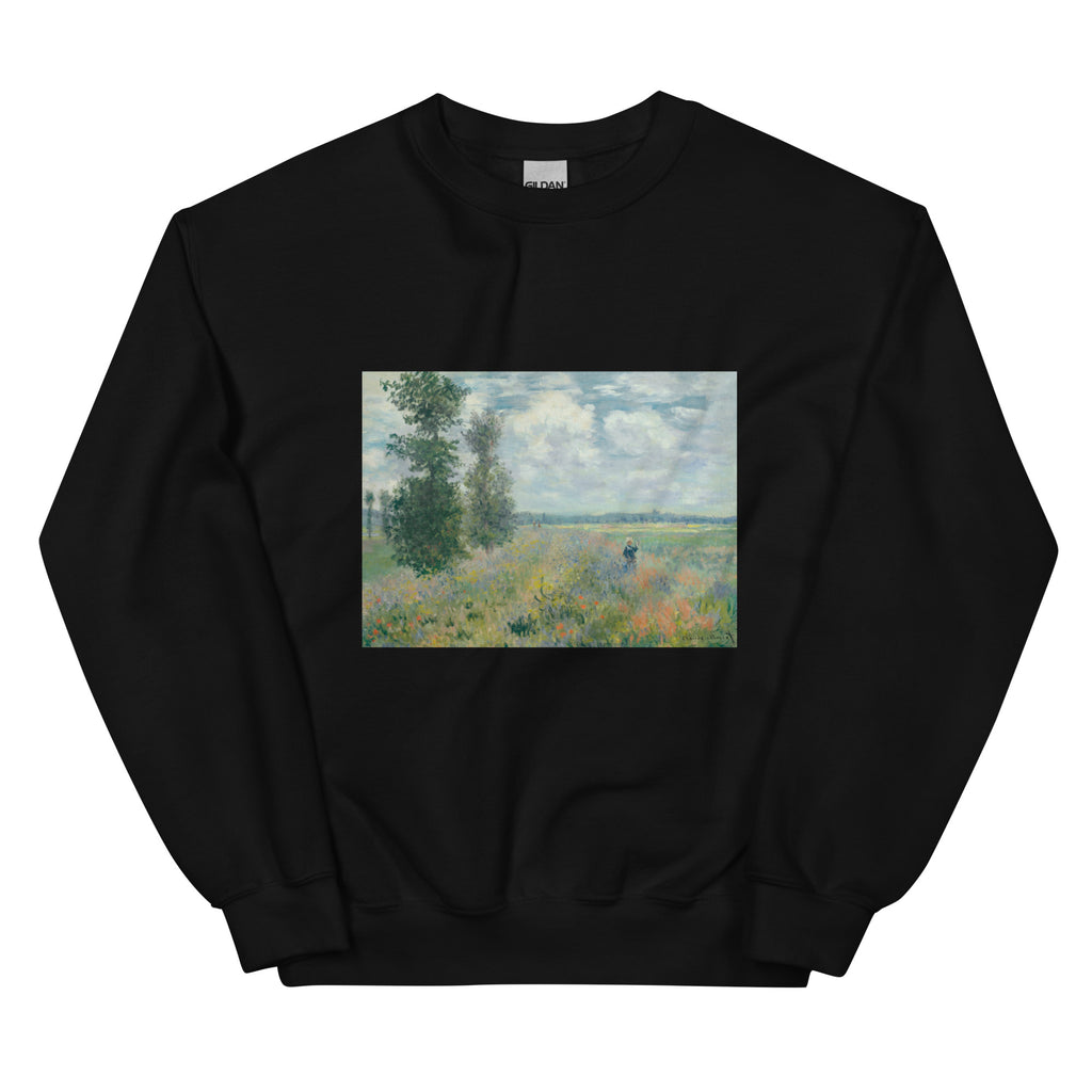 Black Sweater Poppy Fields Near Argenteuil Essential