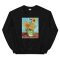 Black Sweater Vincent Van Gogh S Vase With Three Sunflowers Famous Painting Essential
