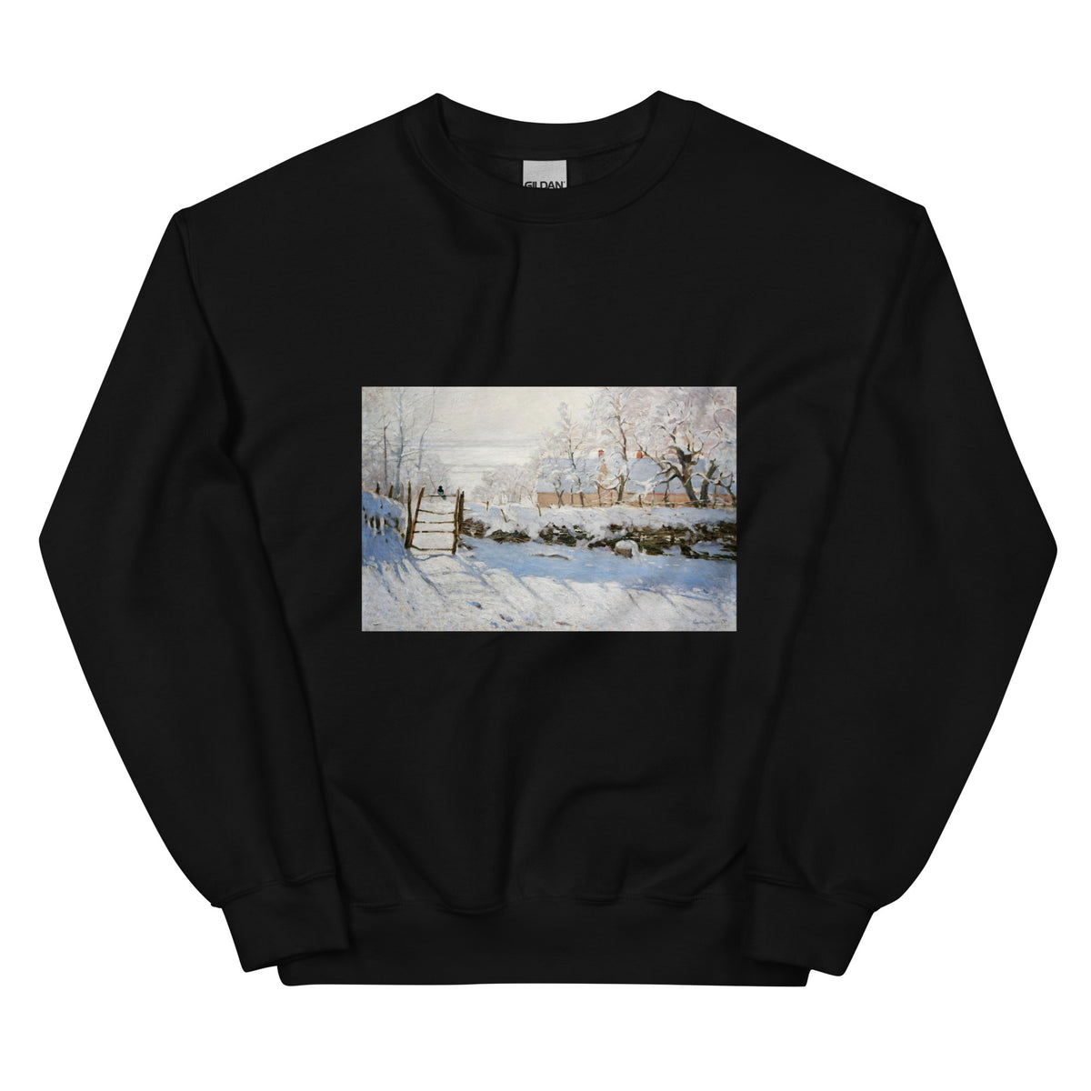 Black Sweater Claude Monet S The Magpie Famous Painting Essential