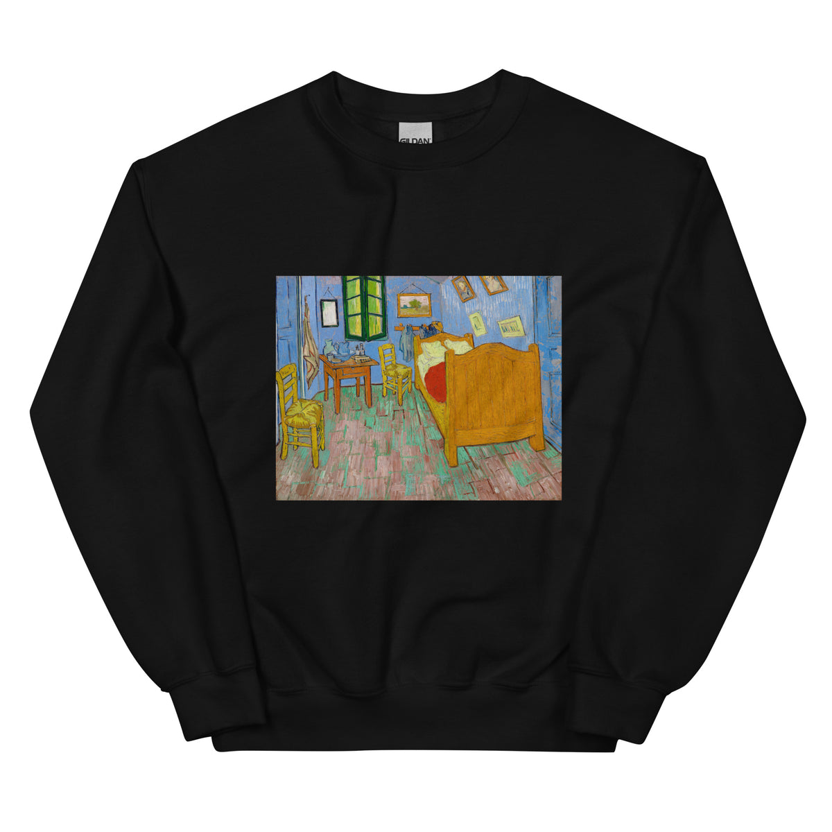 Black Sweater Vincent Van Gogh S The Bedroom Famous Painting Essential