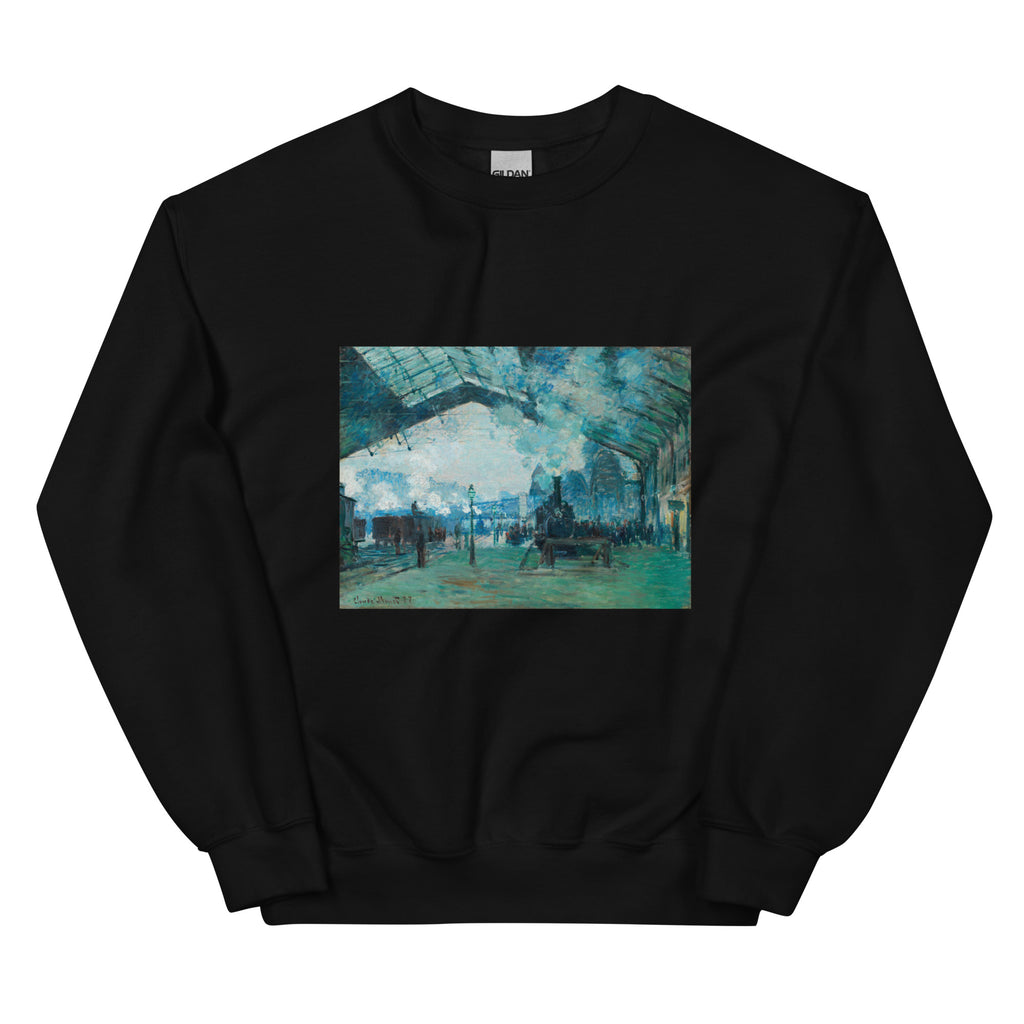 Black Sweater Arrival Of The Normandy Train Gare Saint-Lazare Essential