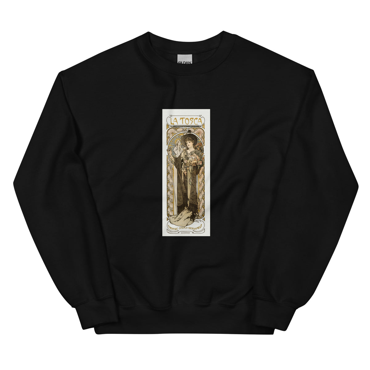 Black Sweater La Tosca Sarah Bernhardt - Alphonse Maria Mucha 1869 Essential