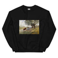 Black Sweater Countryside Near Grez-Sur-Loing Painting In High Resolution Essential