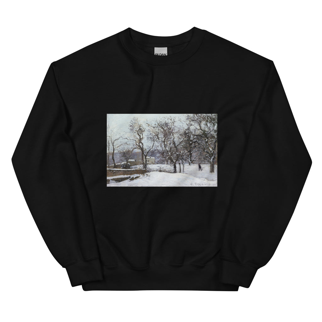 Black Sweater Snow At Louveciennes Essential
