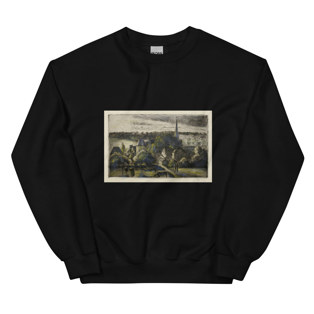 Black Sweater Church And Farm At Eragny Essential