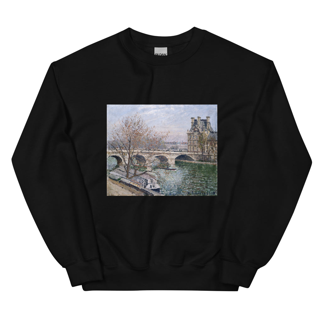 Black Sweater The Pont Royal And The Pavillon De Flore Essential
