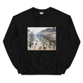 Black Sweater The Boulevard Montmartre On A Winter Morning Essential