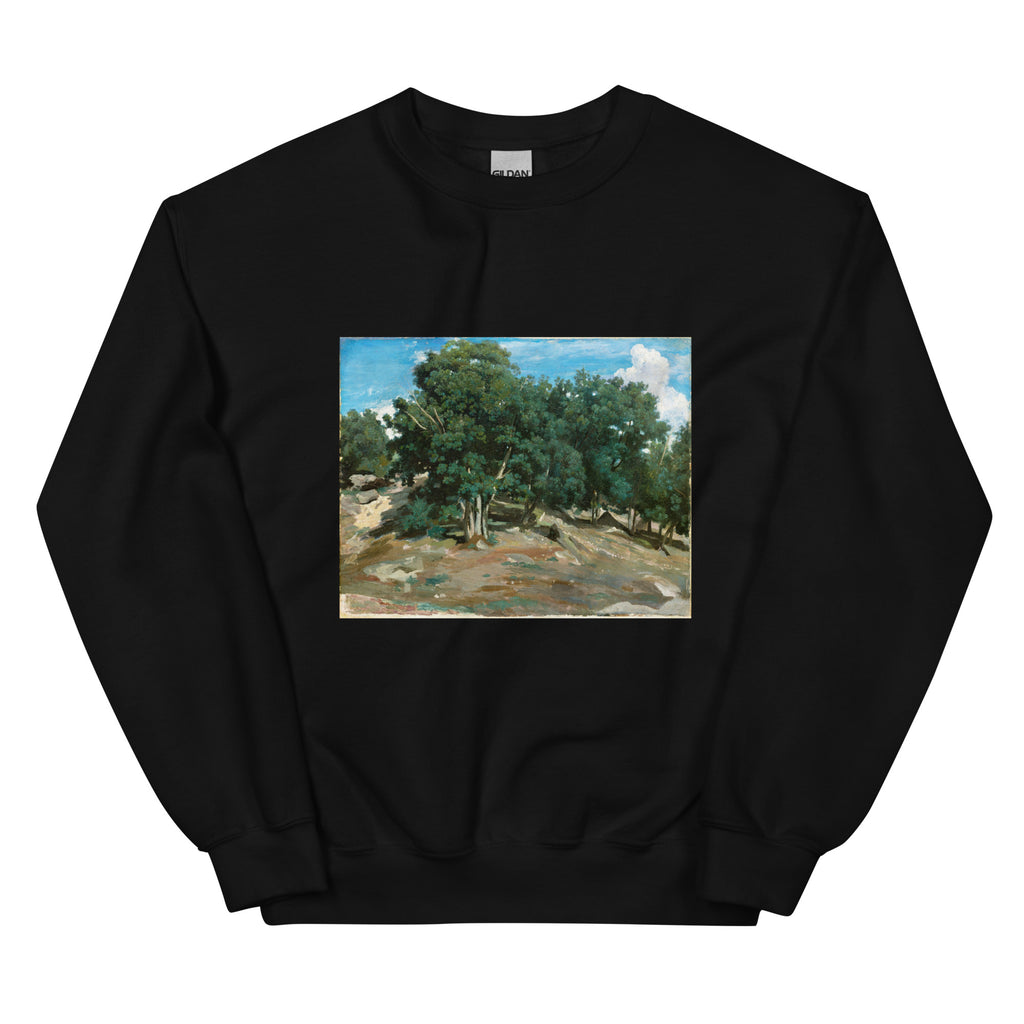 Black Sweater Fontainebleau Oak Trees At Bas-Breau 1832 Or 1833 Essential