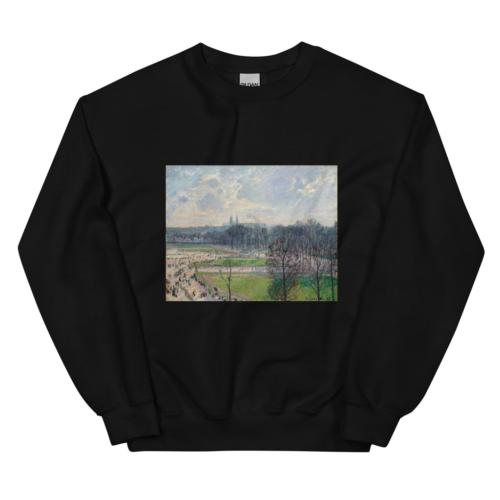 Black Sweater The Garden Of The Tuileries On A Winter Afternoon Essential