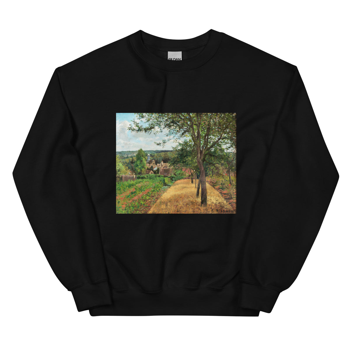 Black Sweater Orchards At Louveciennes Painting In High Resolution Essential