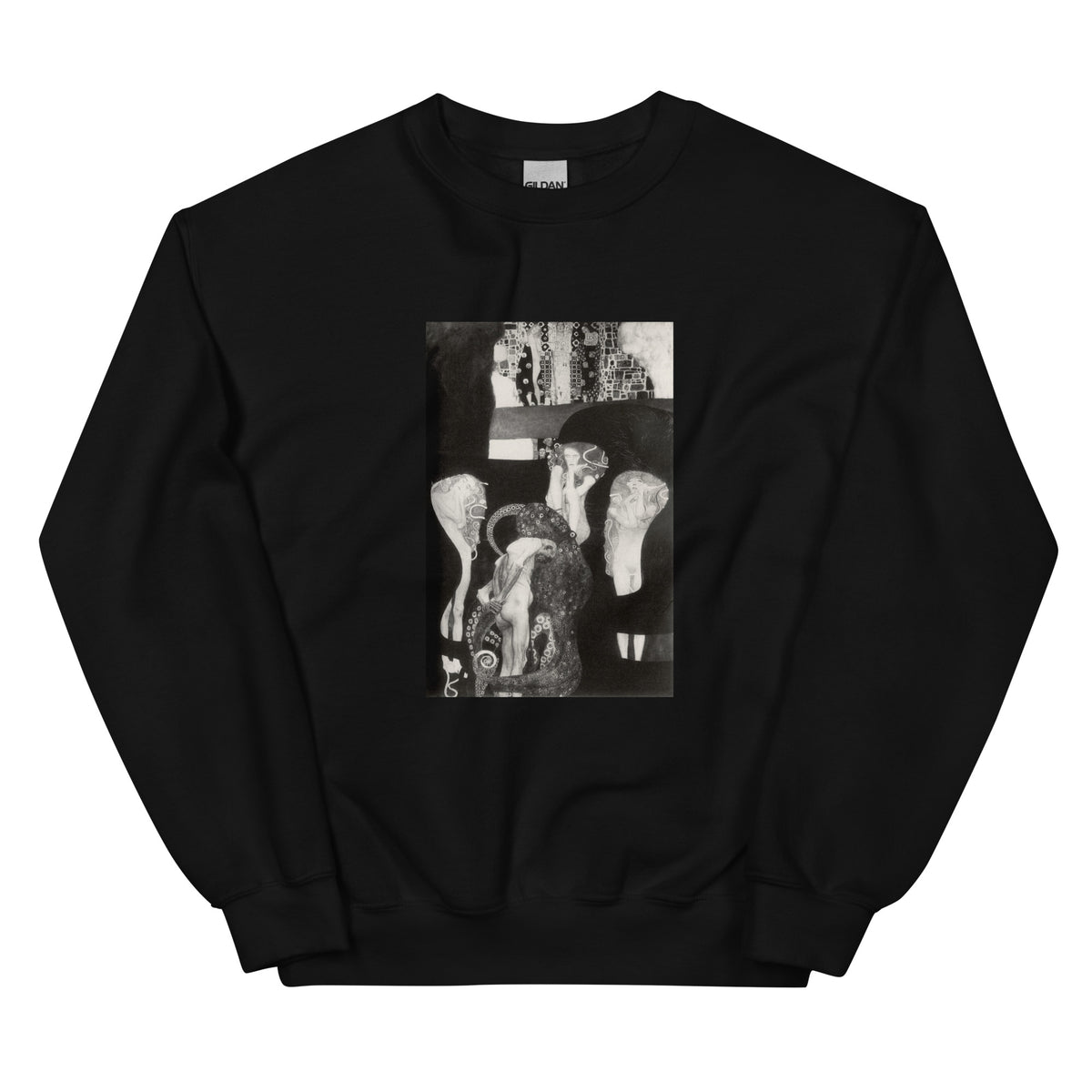 Black Sweater Gustav Klimt Jurisprudence Famous Painting Essential
