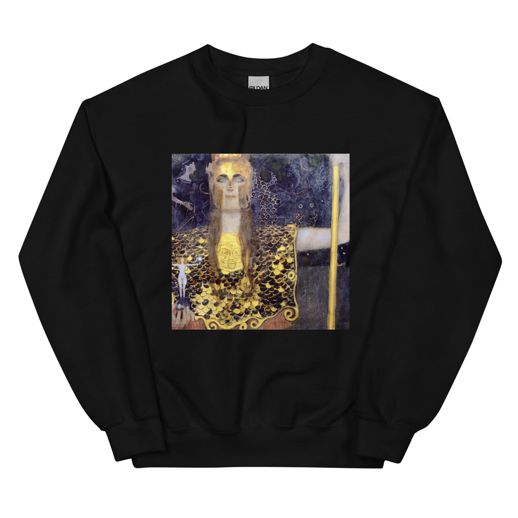 Black Sweater Gustav Klimt Pallas Athena Famous Painting Essential