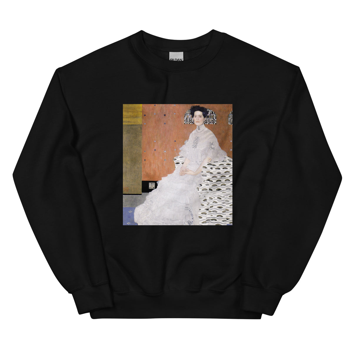 Black Sweater Gustav Klimt Bildnis Fritza Riedler Famous Painting Essential