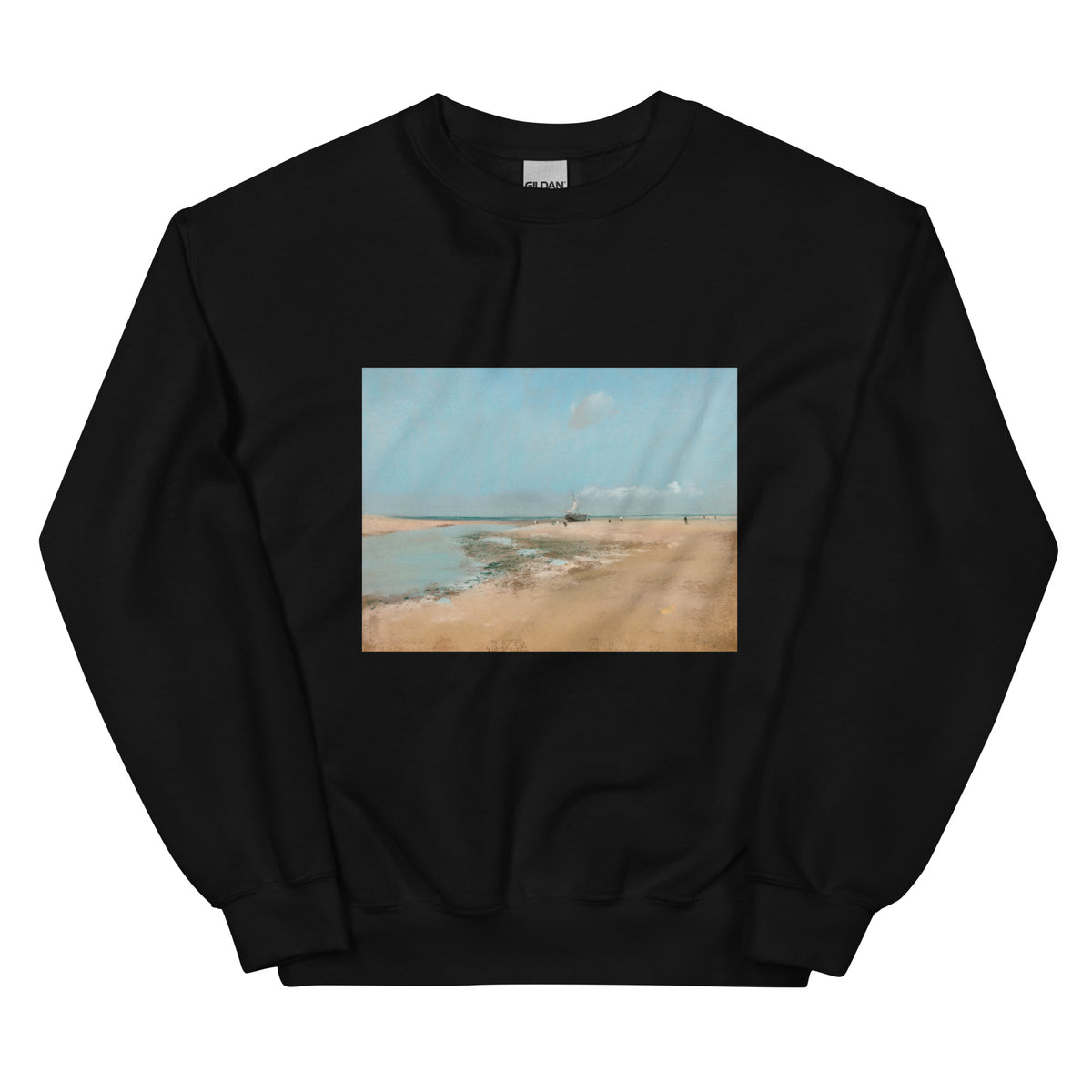 Black Sweater Beach At Low Tide Mouth Of The River Essential