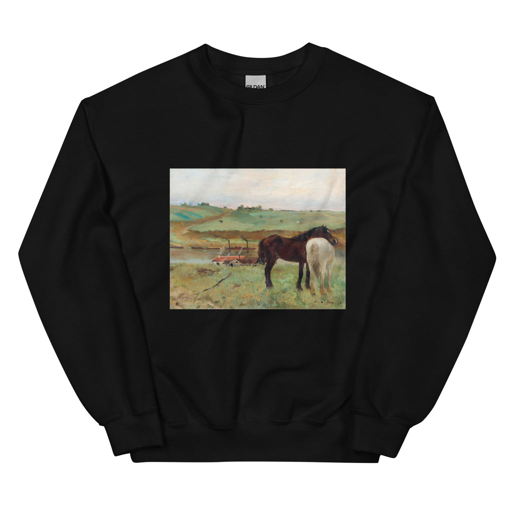 Black Sweater Horse In A Meadow Essential