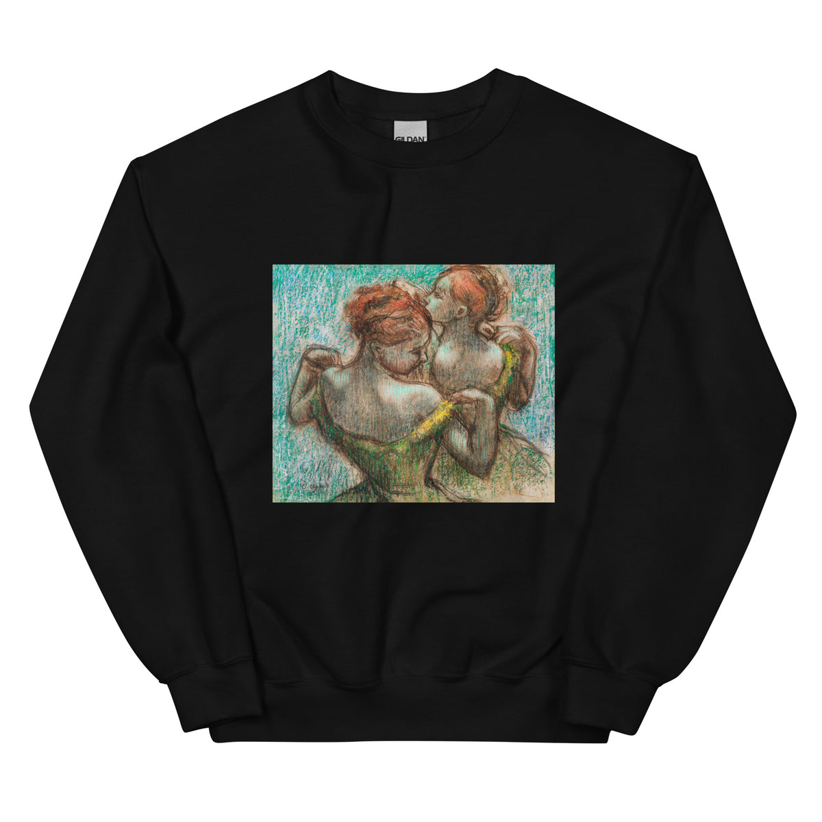 Black Sweater Two Dancers Half Length Essential