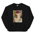 Black Sweater Nude Lady Woman Combing Her Hair Essential