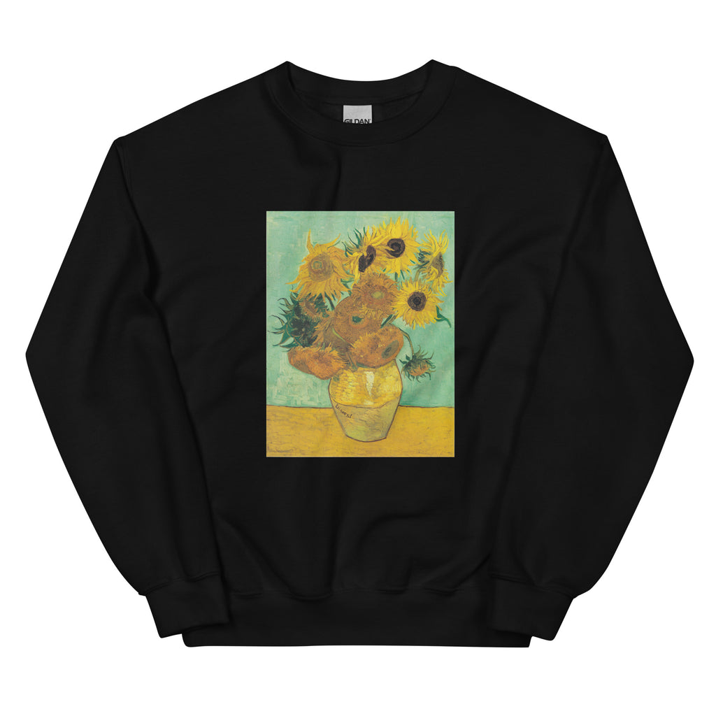Black Sweater Twelve Sunflowers In A Vase Vincent Van Gogh 1888 Essential