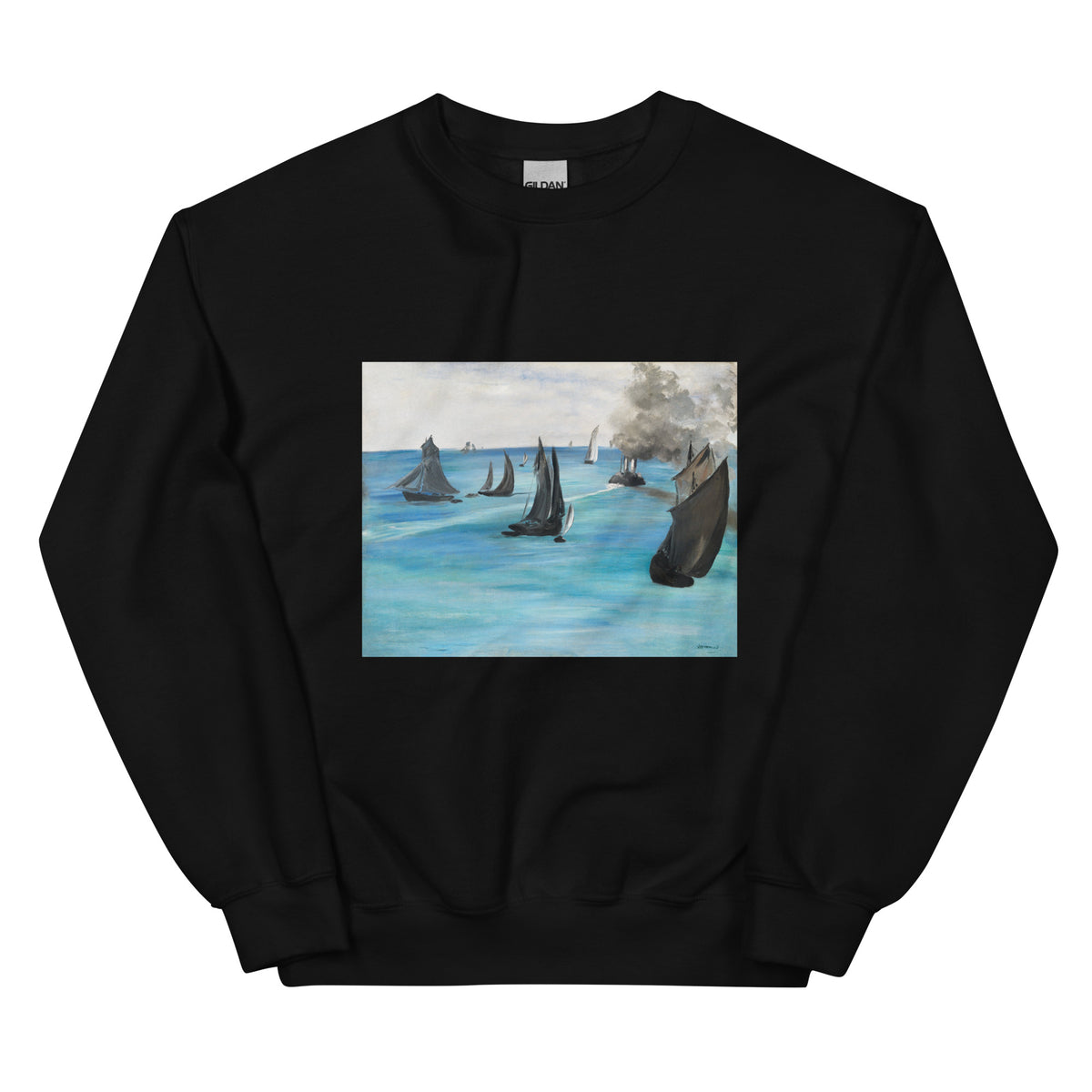 Black Sweater Sea View Calm Weather Vue De Mer Temps Calme Essential