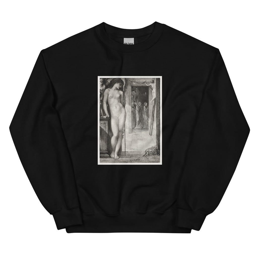 Black Sweater Venus Epithalamia Print Essential