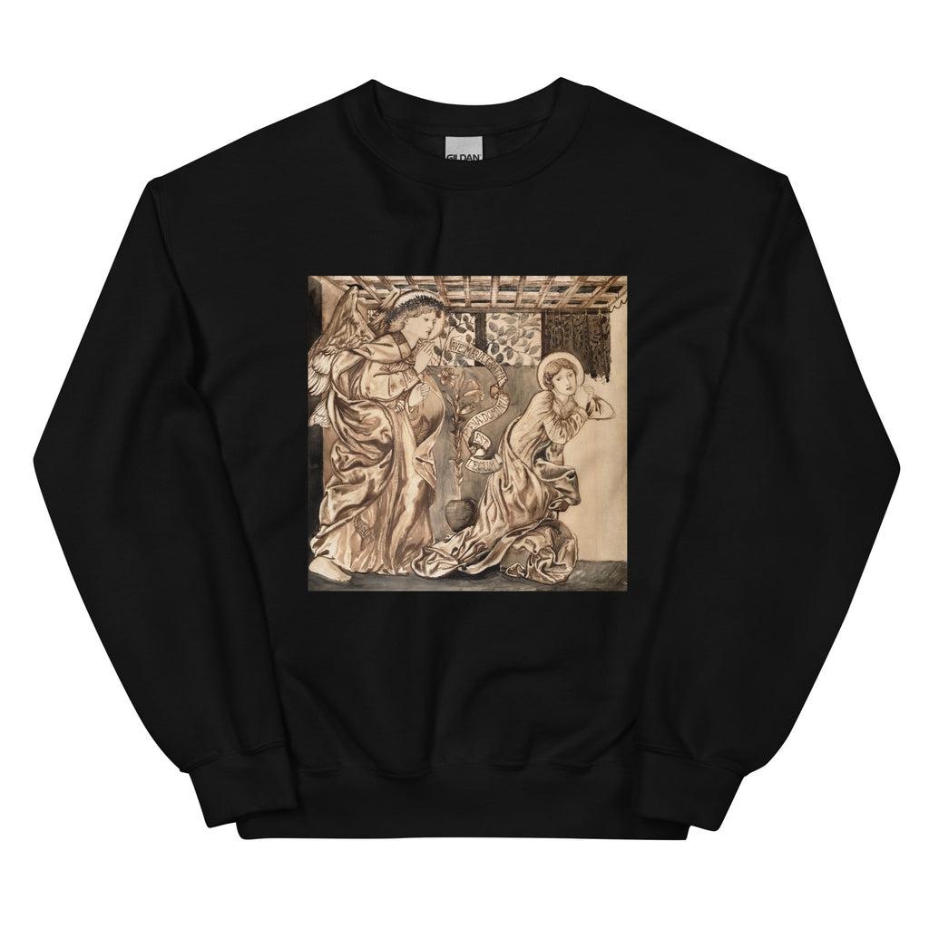 Black Sweater The Annunciation Print Essential