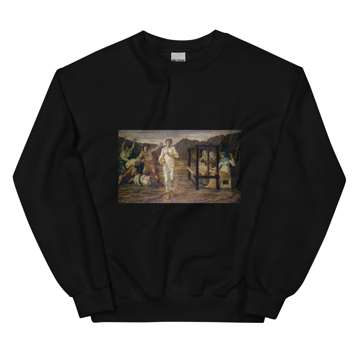 Black Sweater Cupid And Psyche - Palace Green Murals - Psyche Set - Venus The Task 1881 Essential