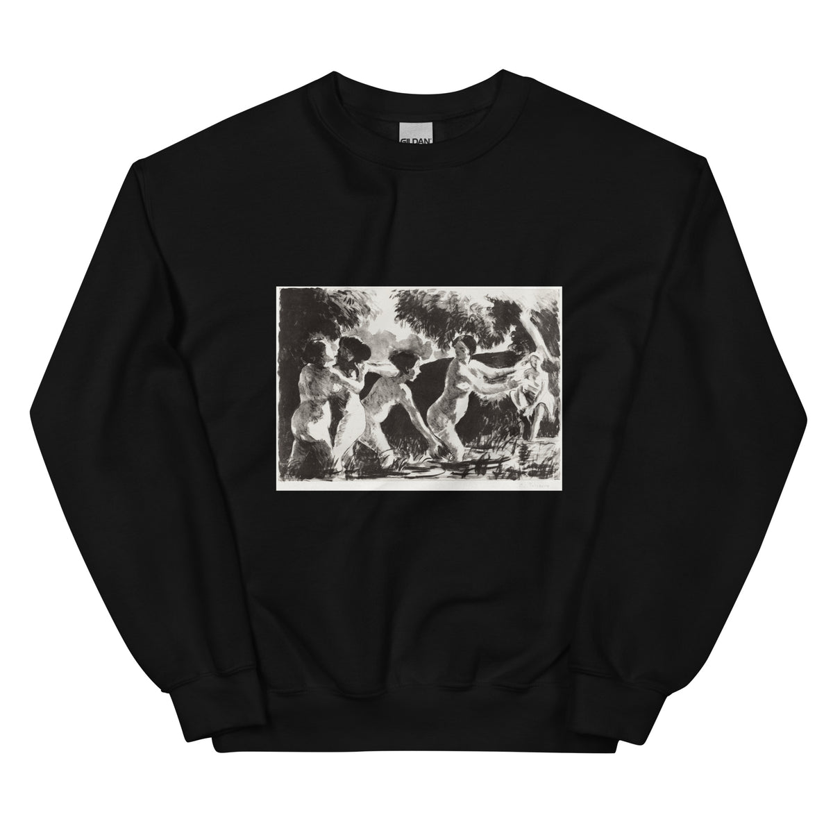 Black Sweater Bathers Wrestling II Essential