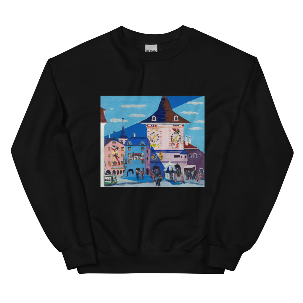 Black Sweater Bern With Belltower Essential