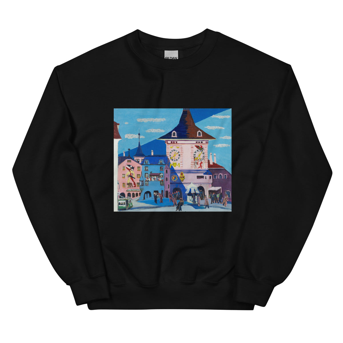 Black Sweater Bern With Belltower Essential