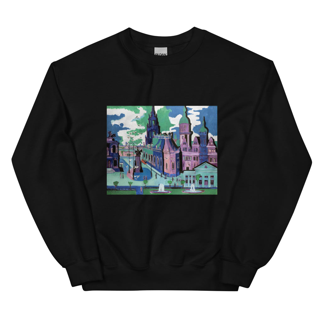 Black Sweater View Of Dresden Schlossplatz Essential