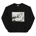 Black Sweater Man On His Back Nude Print Essential
