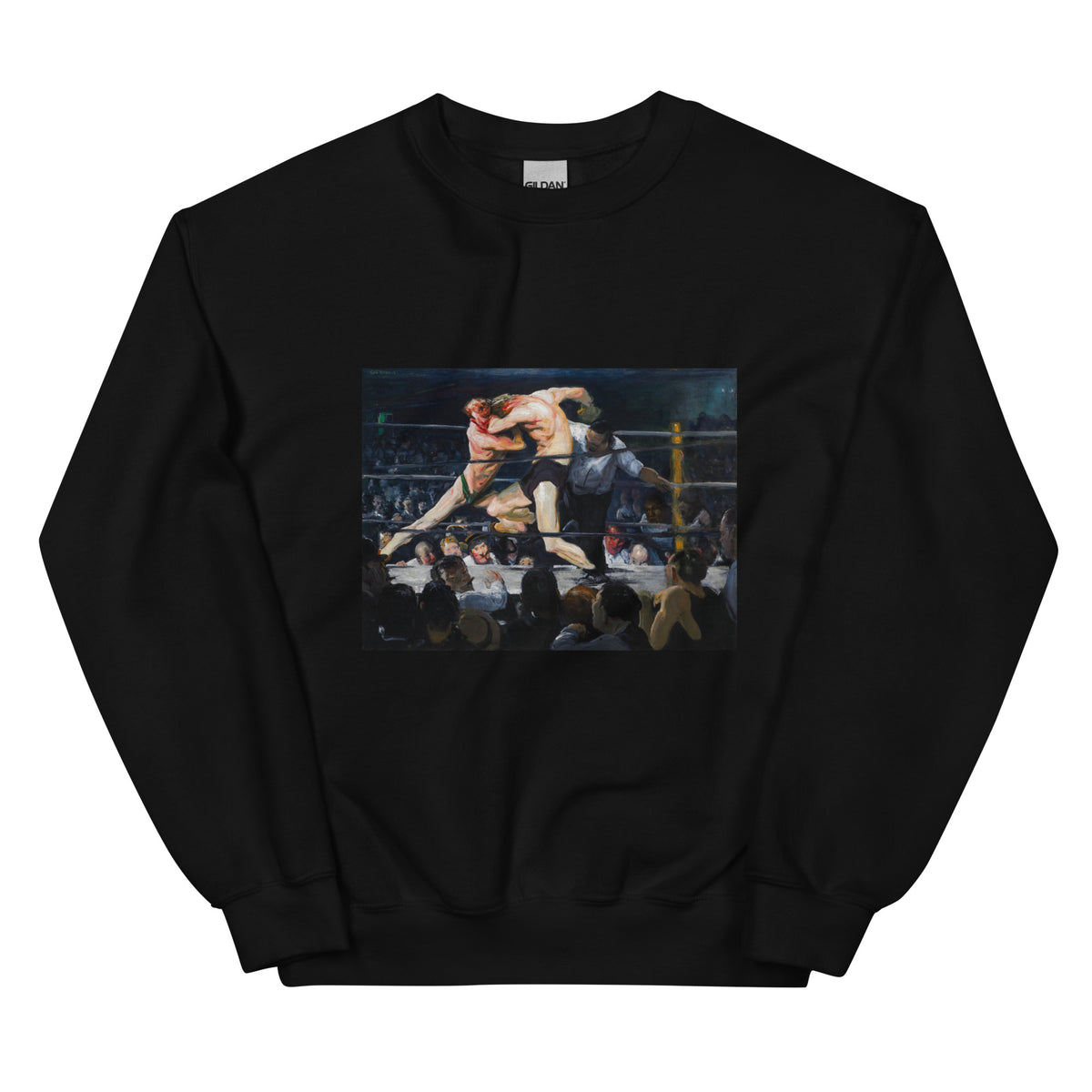 Black Sweater Stag At Sharkey Essential