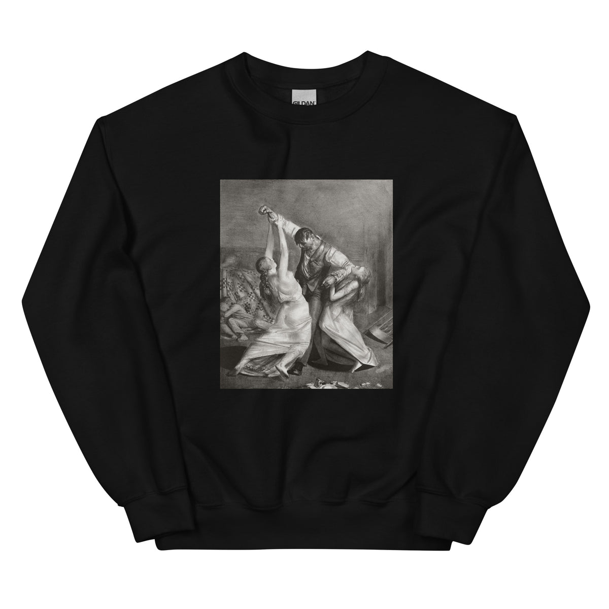 Black Sweater The Drunk Print Essential