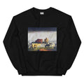 Black Sweater Five Cows Print Essential
