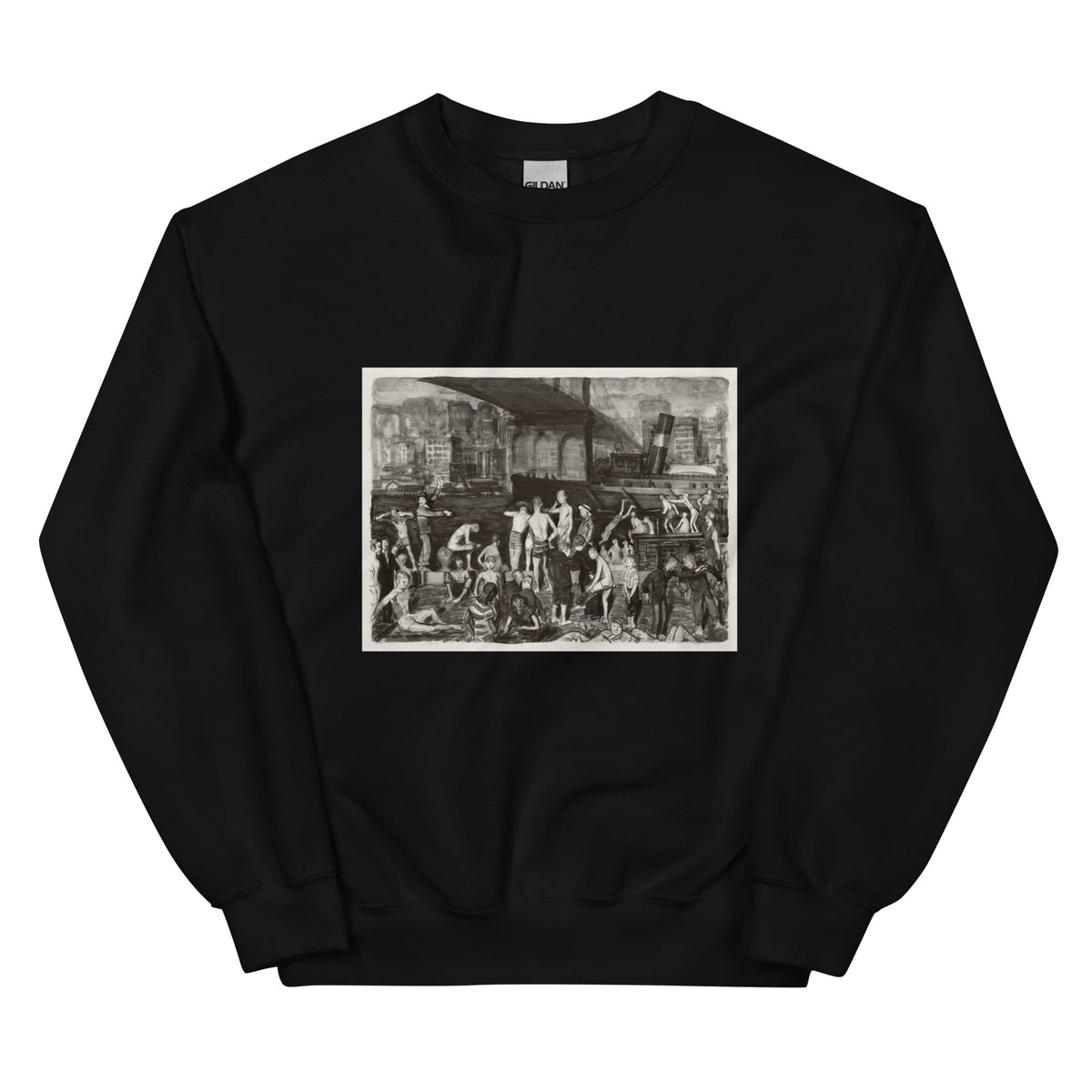 Black Sweater Splinter Beach Essential