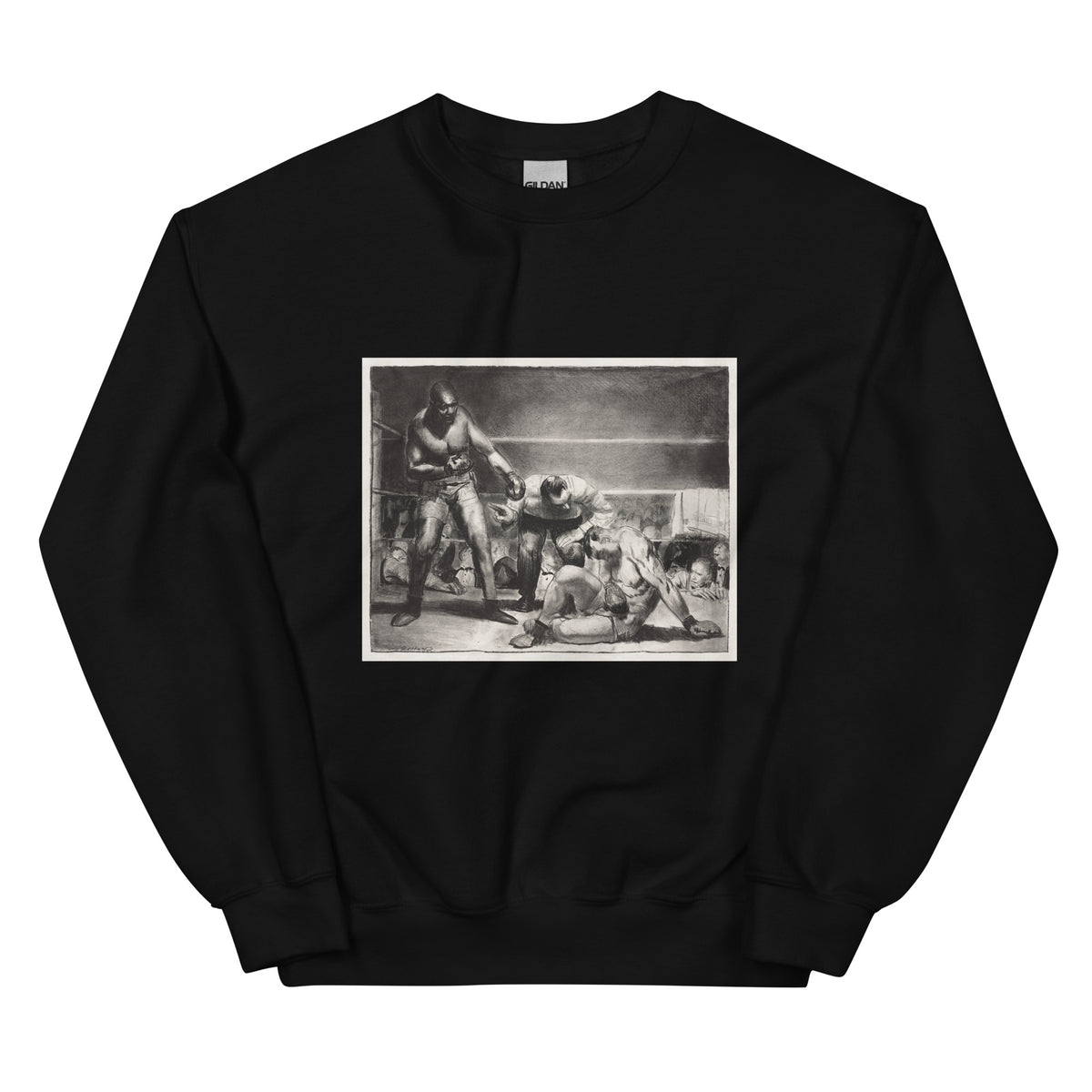 Black Sweater The White Hope Print Essential