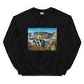 Black Sweater Ox Team Wharf At Matinicus Print Essential